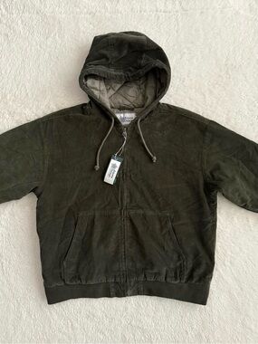 Women’s Alpine Design Coat, Quilted, Corduroy, Size Large, Olive, NWT